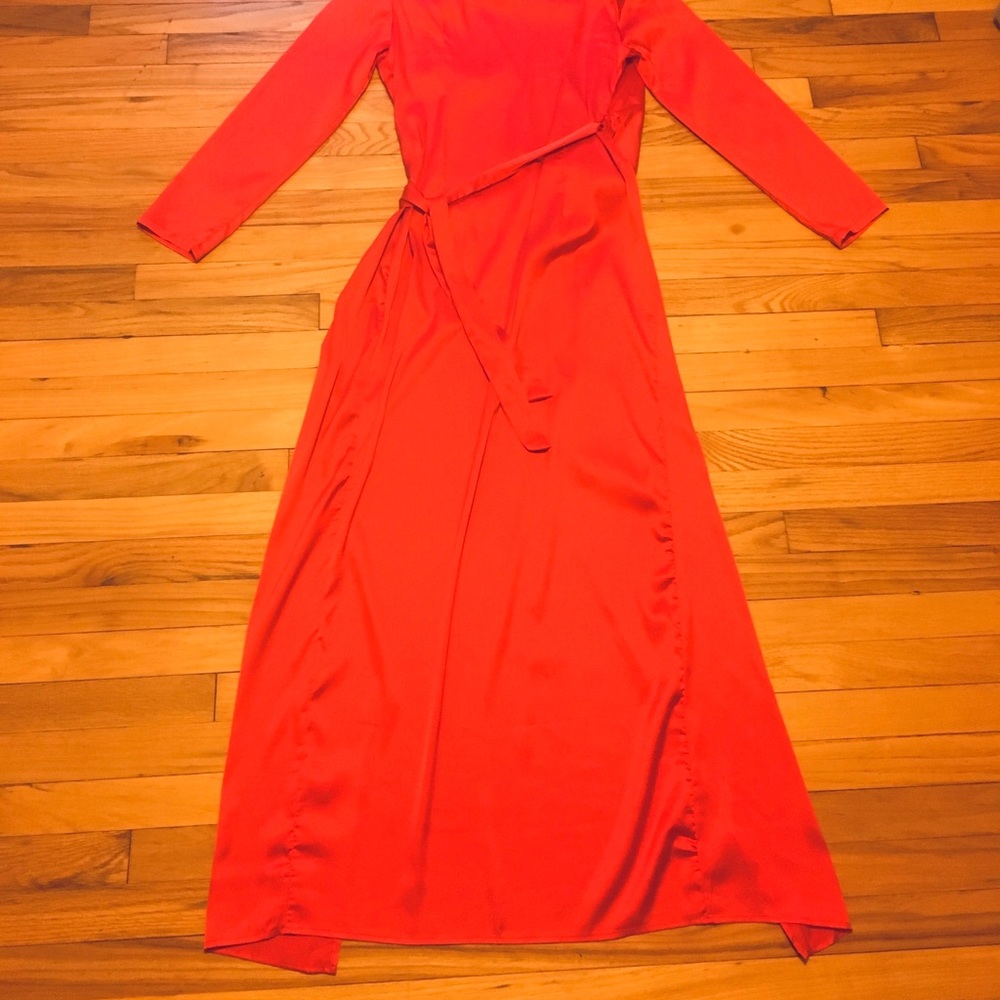 Satin Red Gown